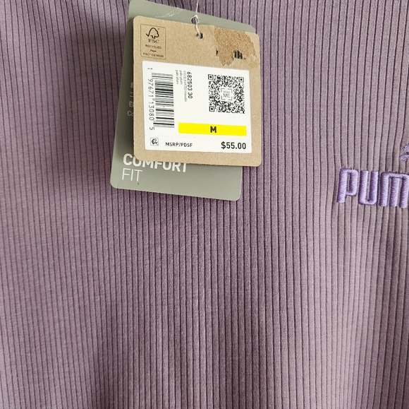Puma Women's Lavender Hoodie - Picture 4 of 6